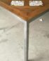 tavolo legno massello e piastrelle vietresi