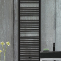 Zehnder Aura Nero Opaco Elettrico